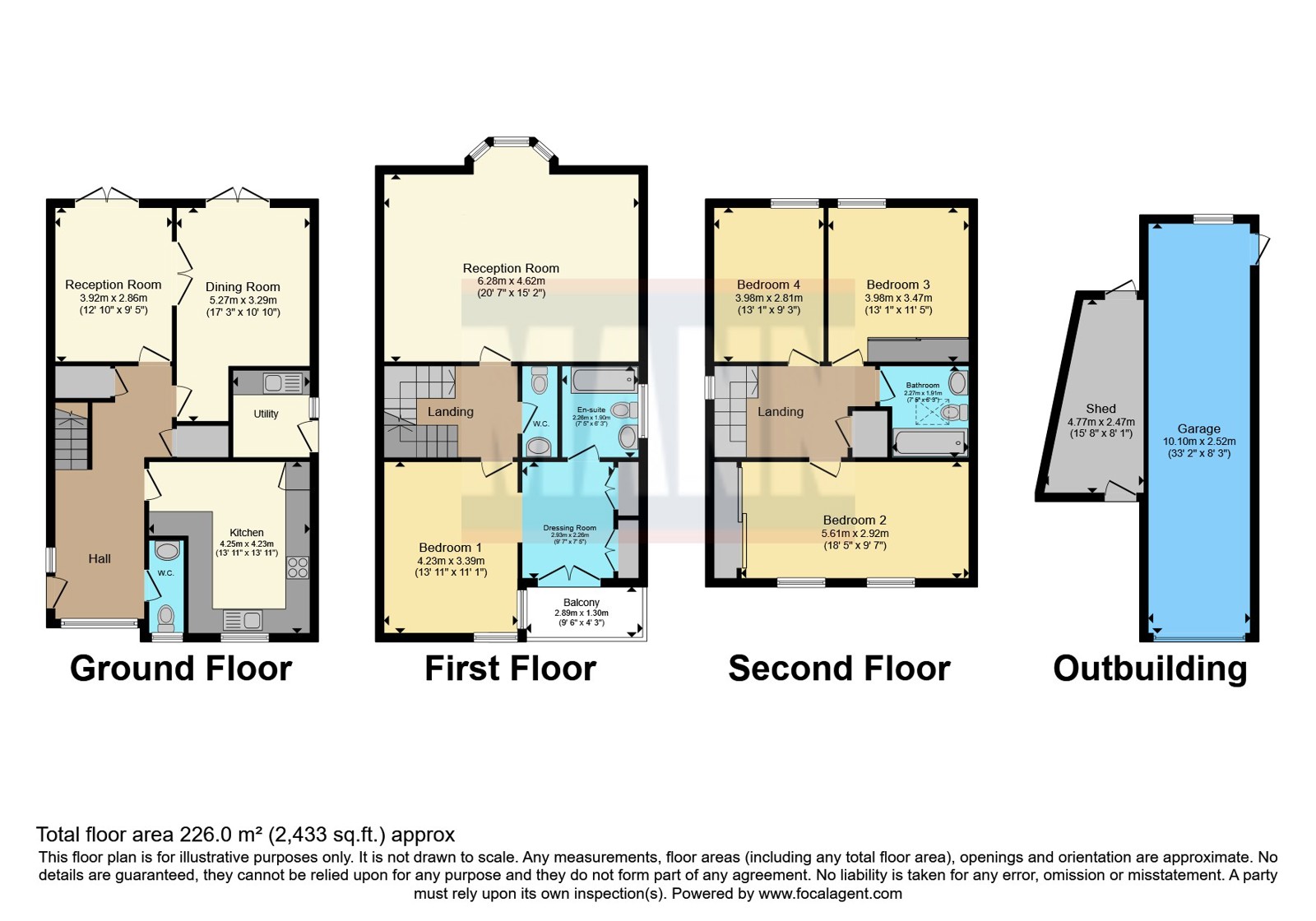 18, Blossom Close, South Croydon floorplan