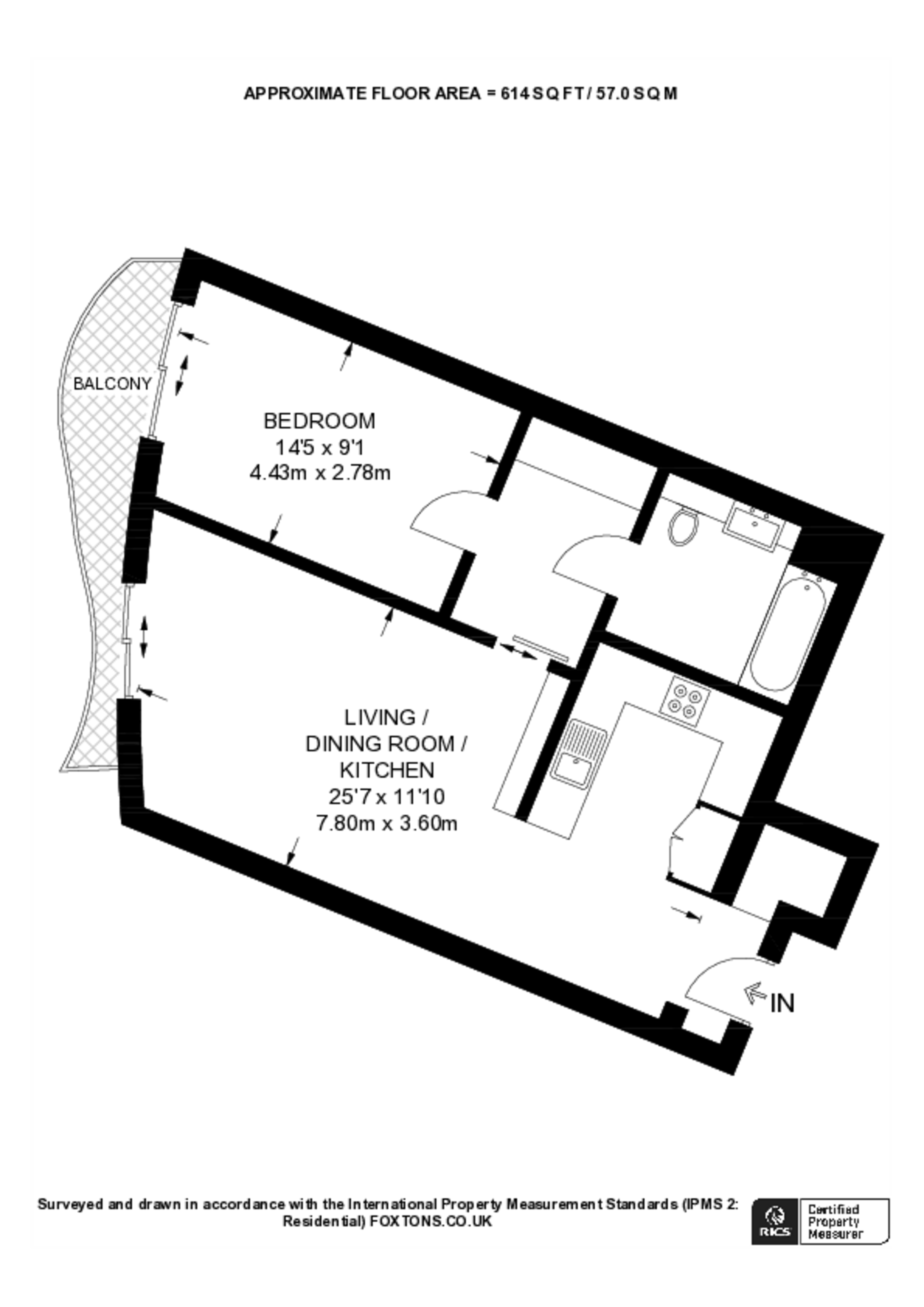 Tidal Basin Road, Royal Docks floorplan
