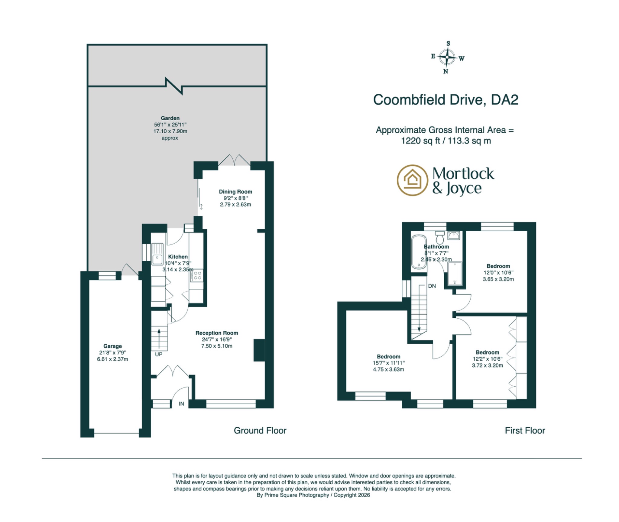 75 Coombfield Drive, Dartford, Kent floorplan