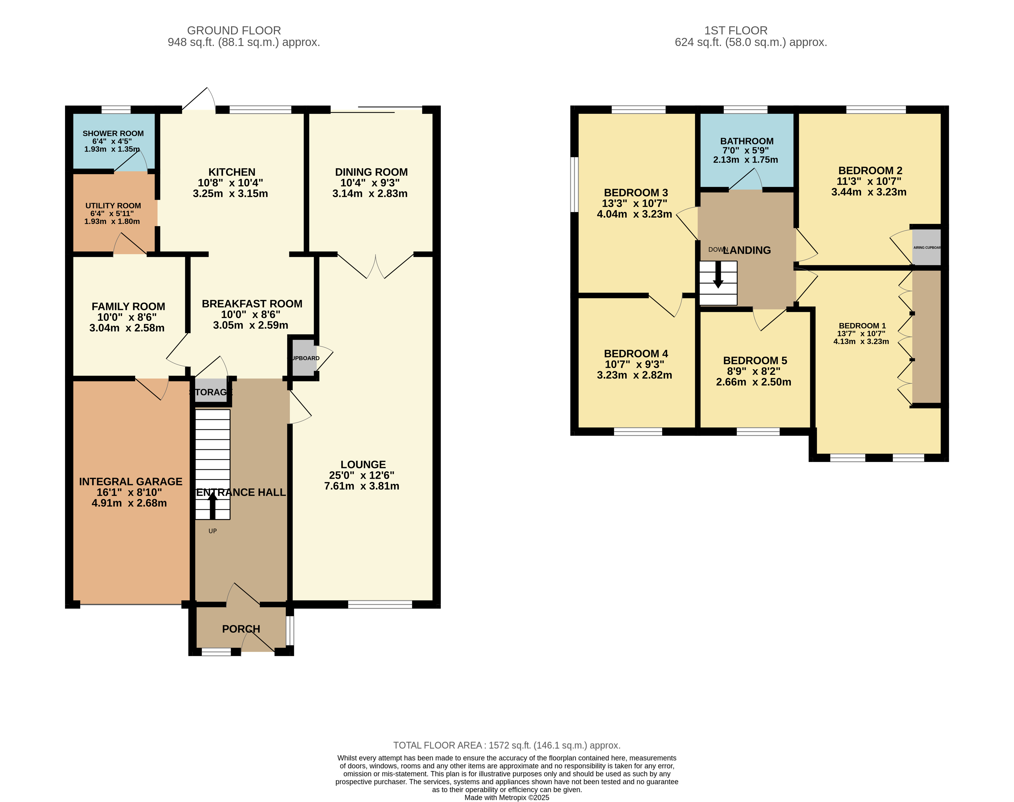 3, Swasedale Road, Luton floorplan