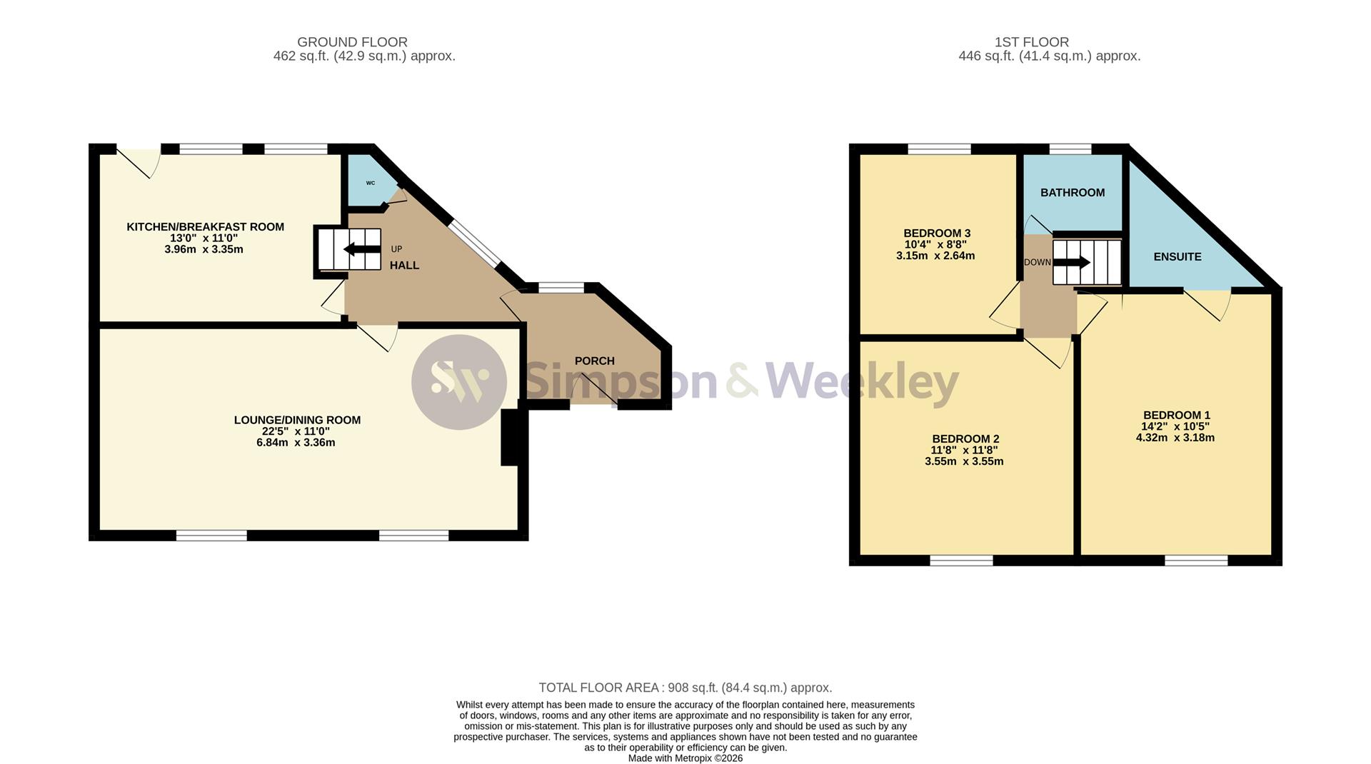 6, Redwell Road, Wellingborough floorplan