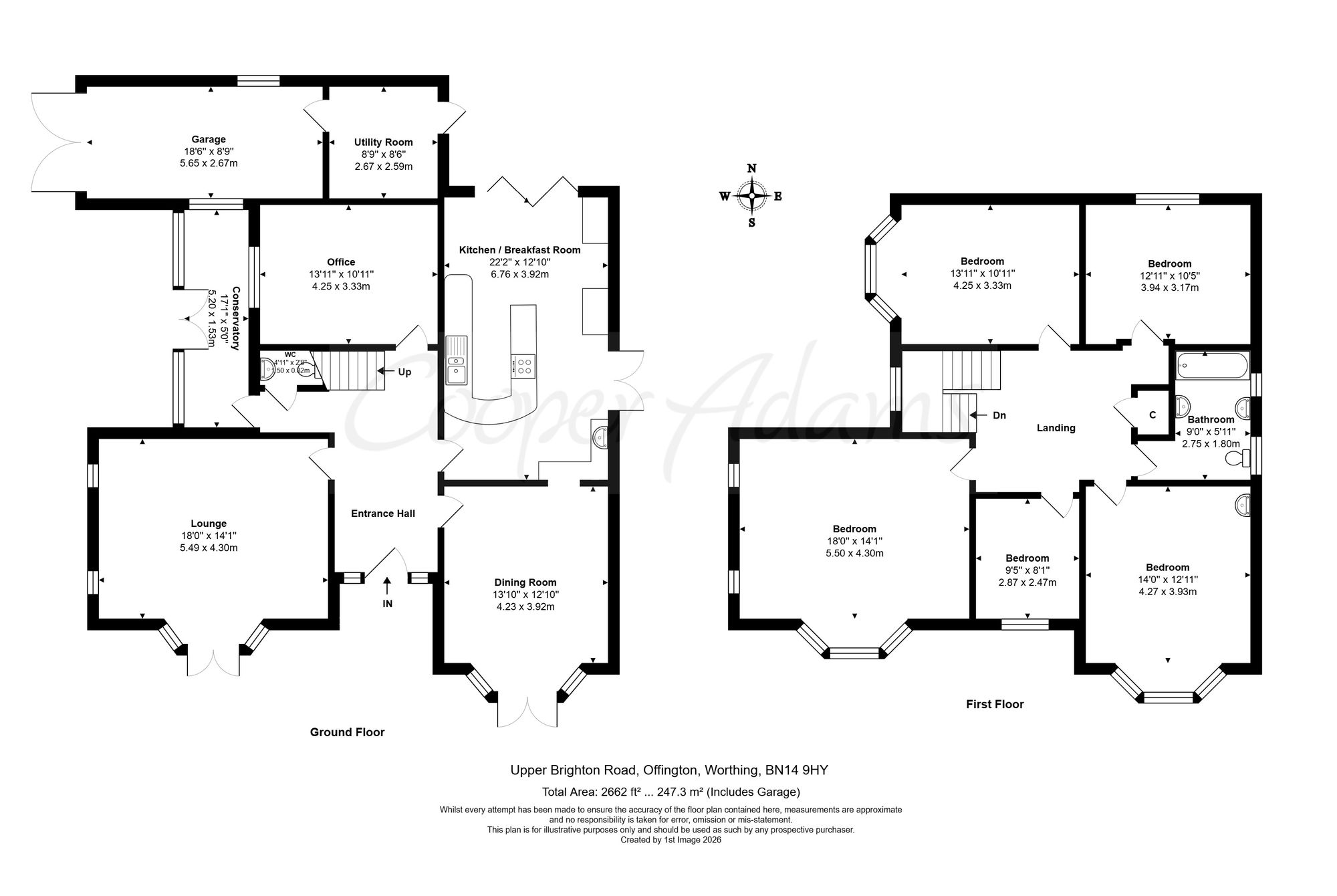 15 Upper Brighton Road, Worthing floorplan
