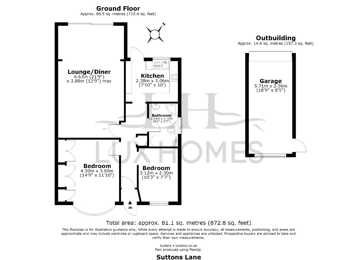 96 Suttons Lane, Hornchurch floorplan