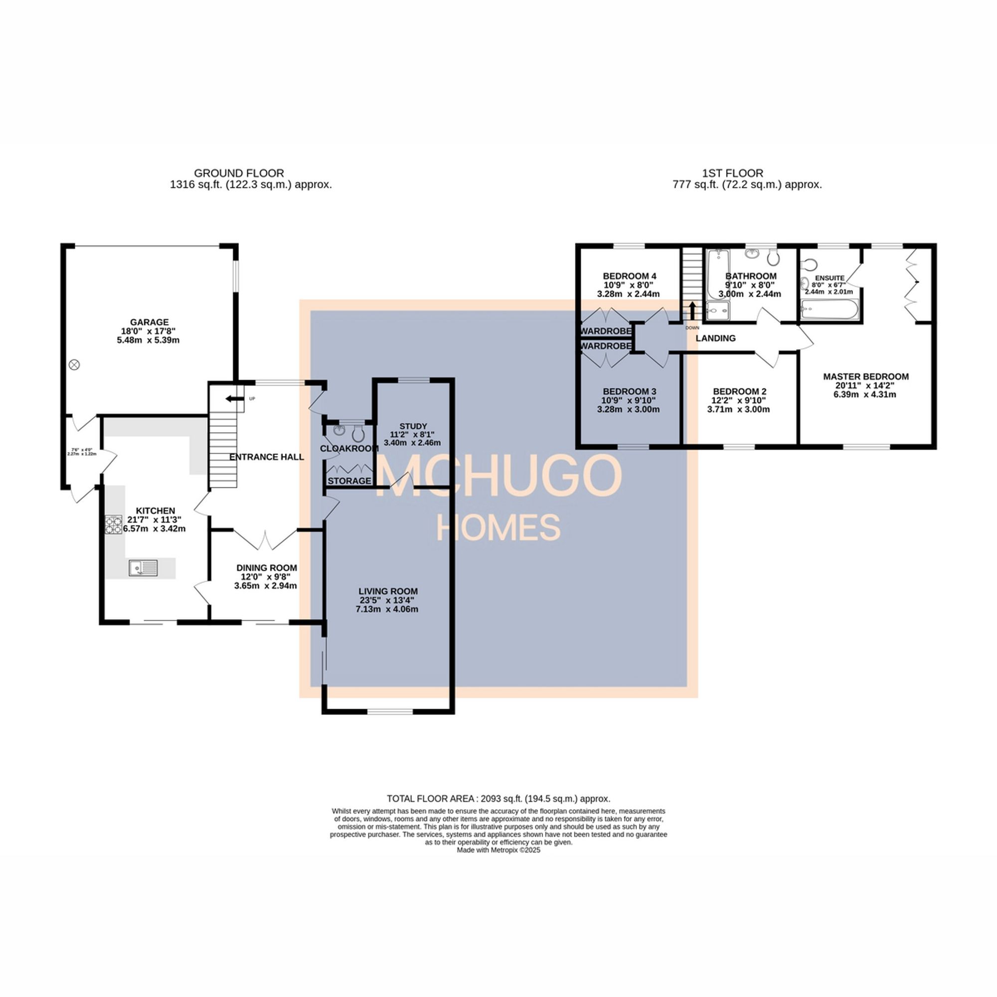 21 Astonbury, Birmingham floorplan