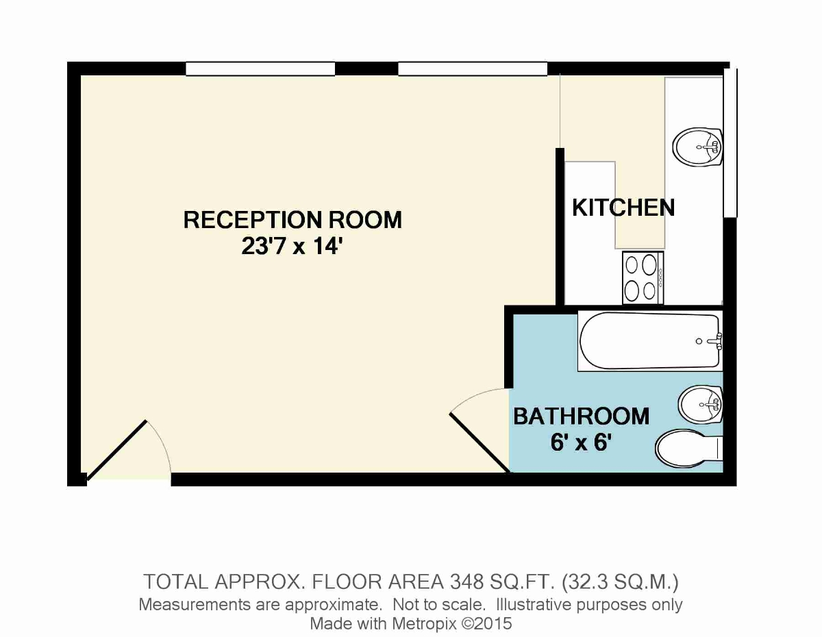 Flat 1, St. Michaels House, 69, Bell Green, London floorplan