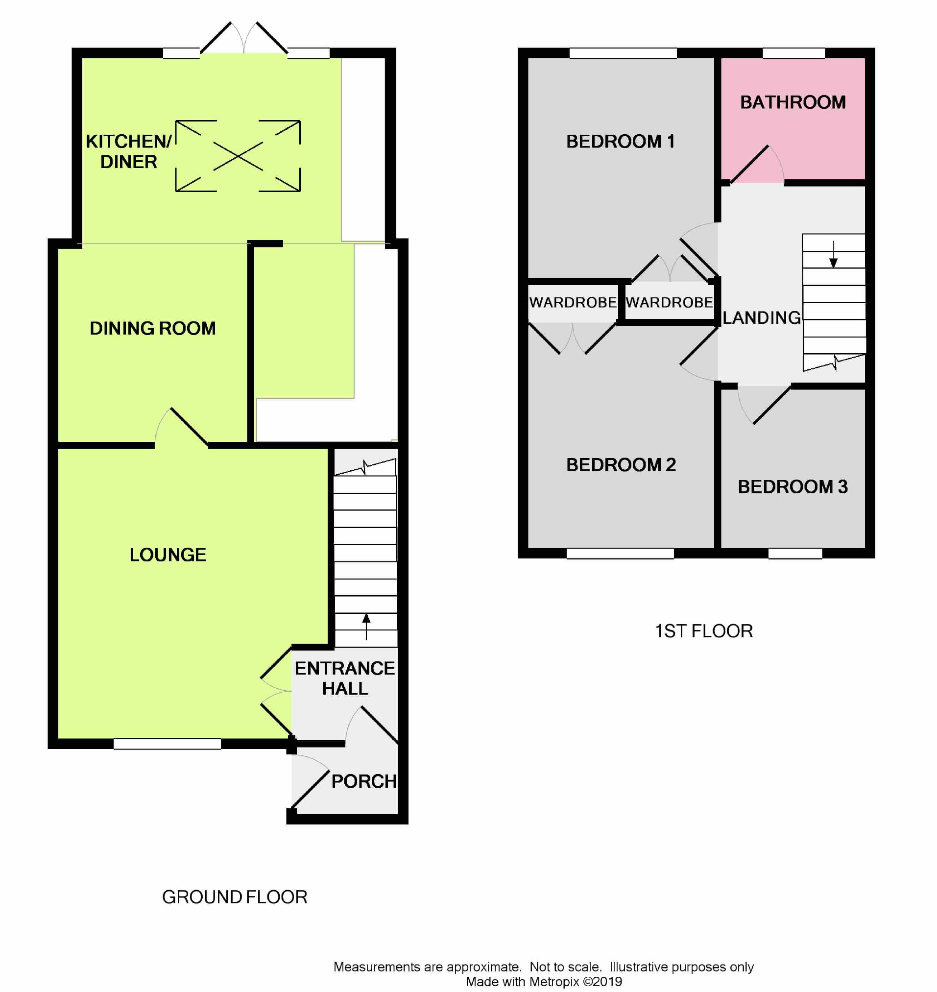 3 Bedrooms Terraced house for sale in Kipling Avenue, Goring-By-Sea, Worthing, West Sussex BN12