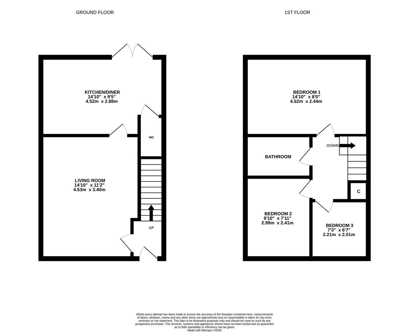 38, Bowland Way, Hull floorplan