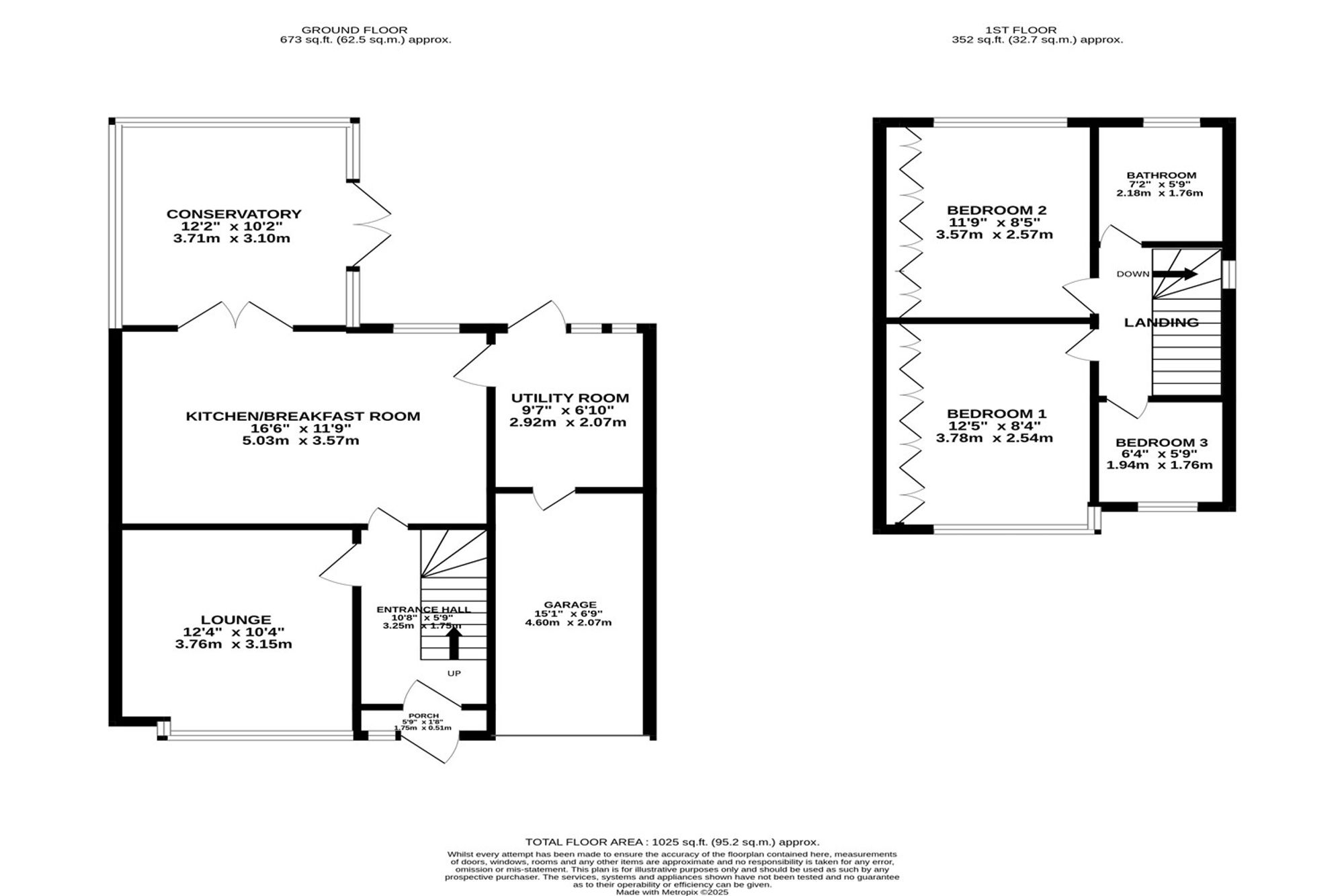 92 Dickens Lane, Stockport floorplan