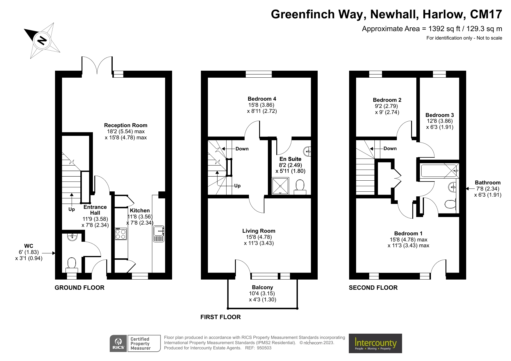 Greenfinch Way, Newhall, Harlow, Essex CM17, 4 bedroom terraced house
