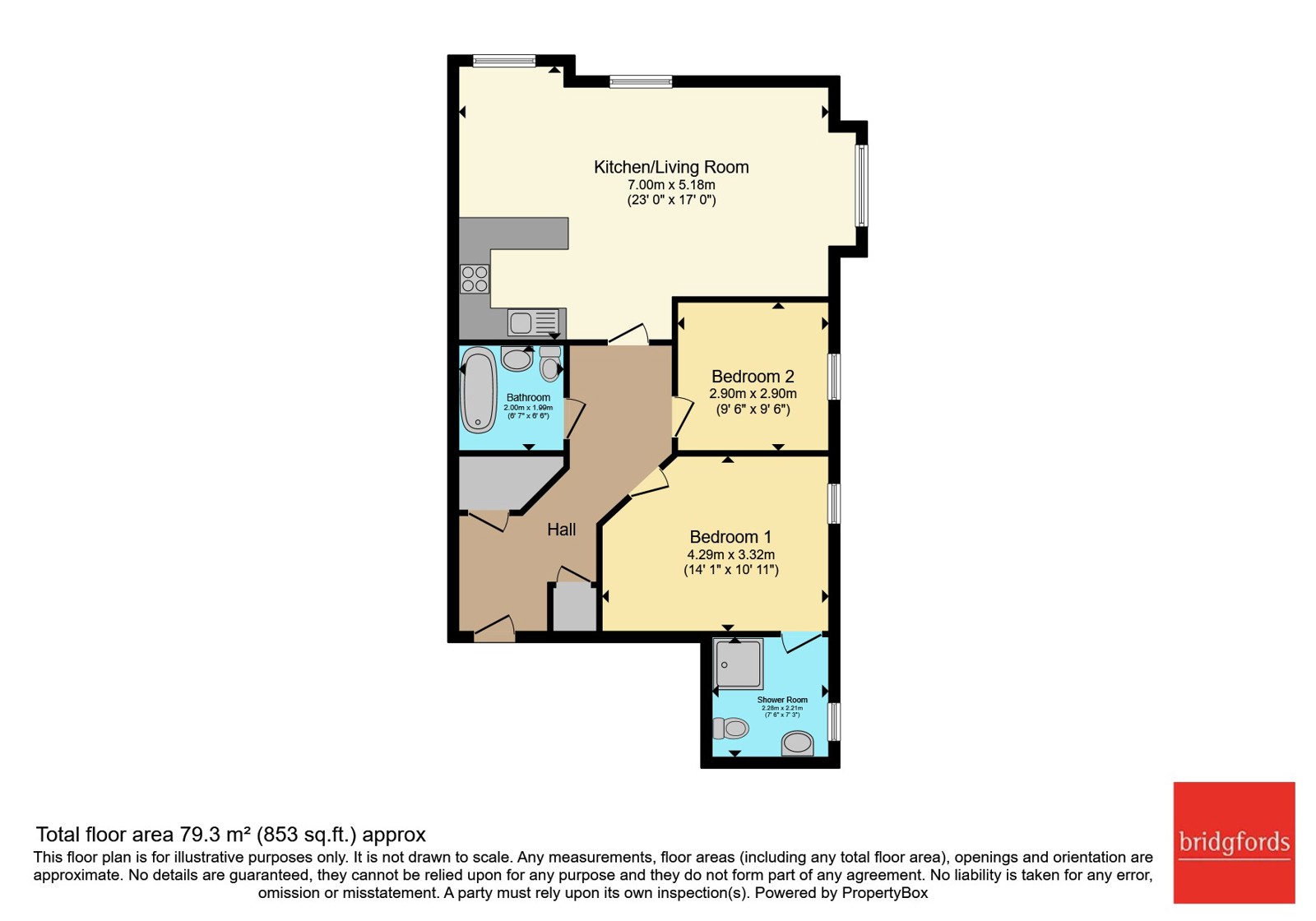 Apartment 5, Bovey Court,, St. Austins Lane, Cheshire floorplan