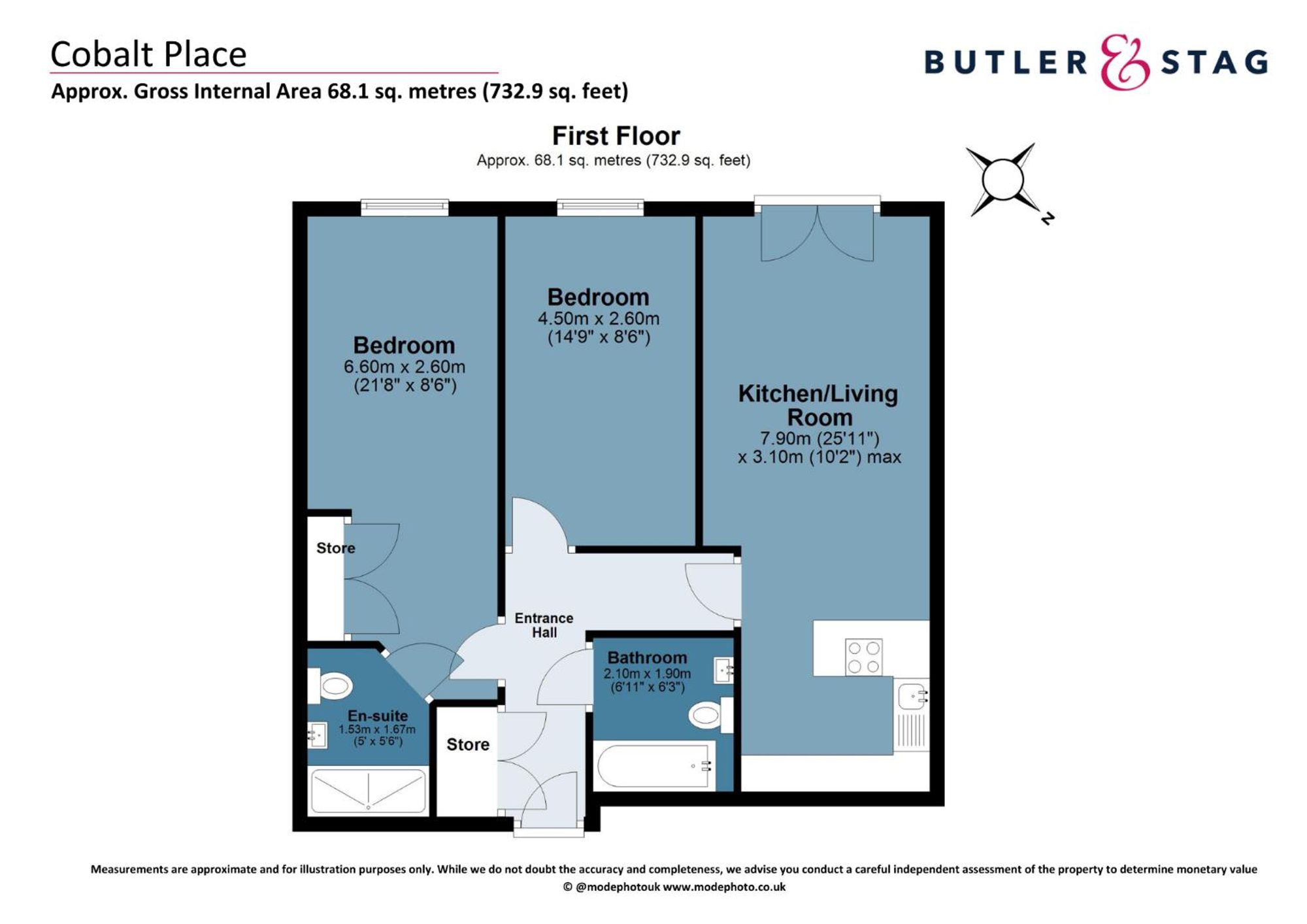 1 Cobalt Place, Loughton floorplan