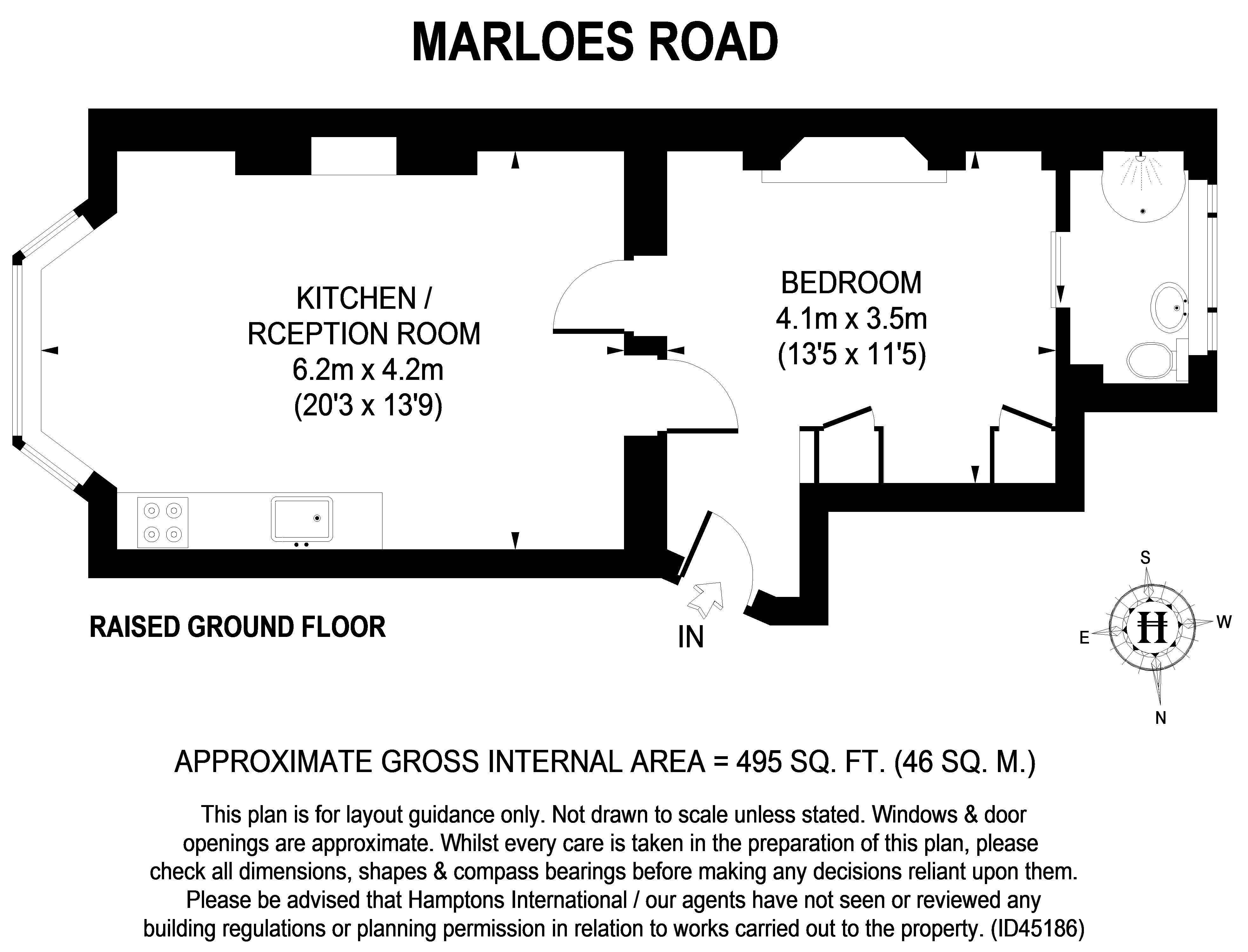 1 Bedrooms Flat to rent in Marloes Road, London W8