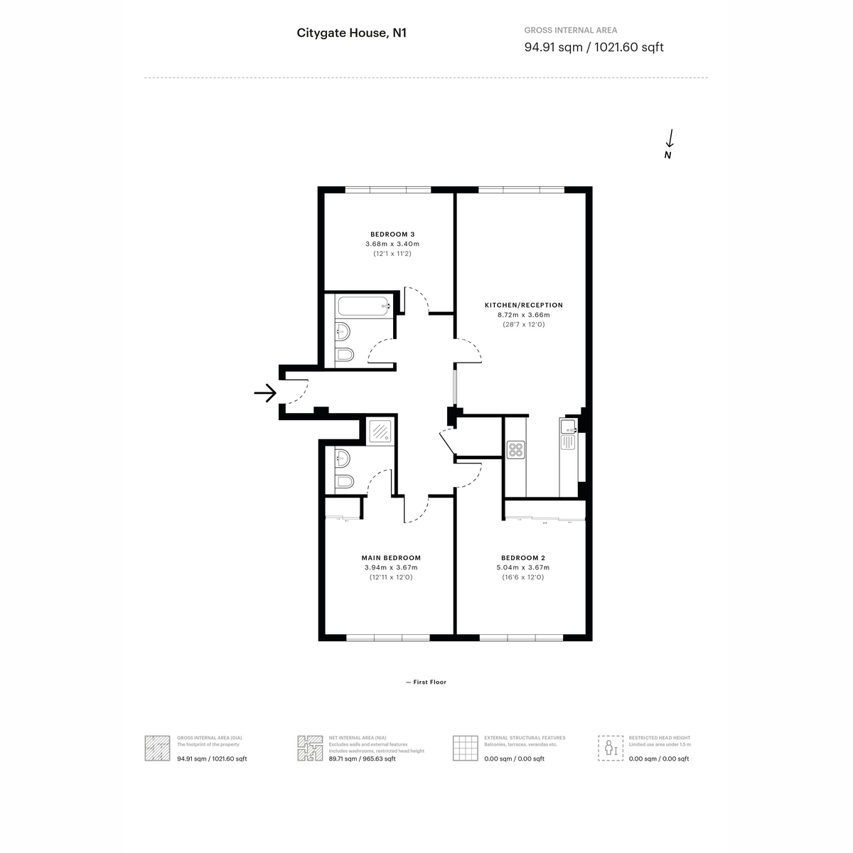 91-99 Pentonville Road, London floorplan