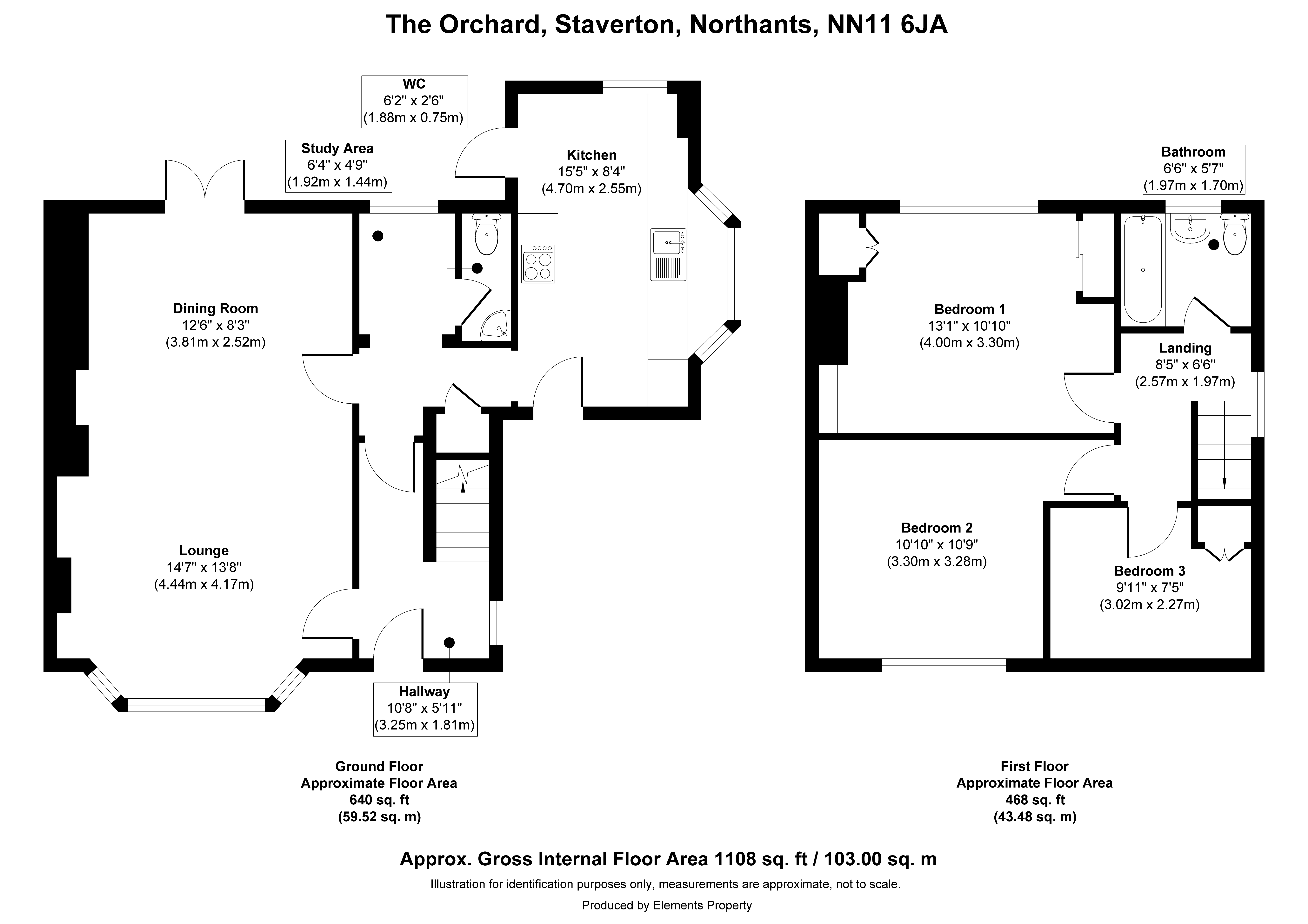 1, The Orchard, Northants floorplan