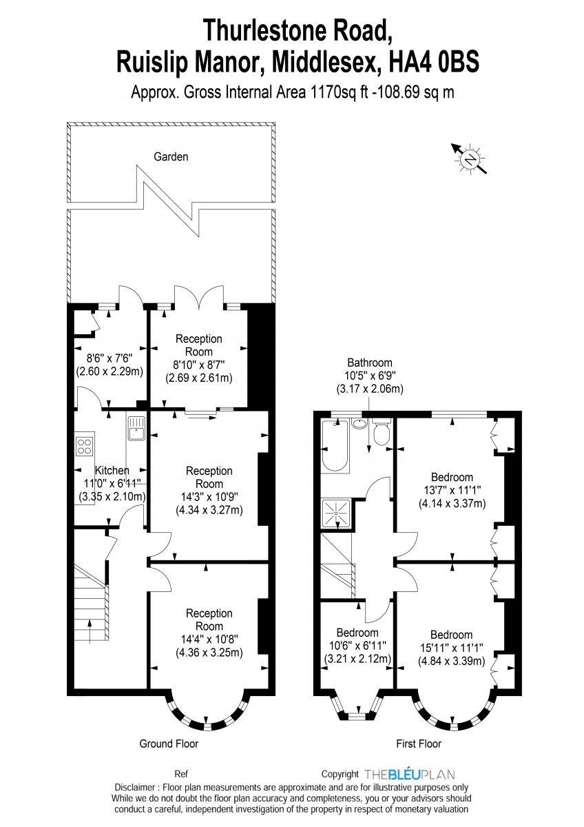 3 Bedrooms Terraced house for sale in Thurlstone Road, Ruislip HA4