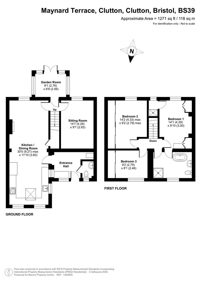 Rose Cottage, 21, Maynard Terrace, Bristol floorplan