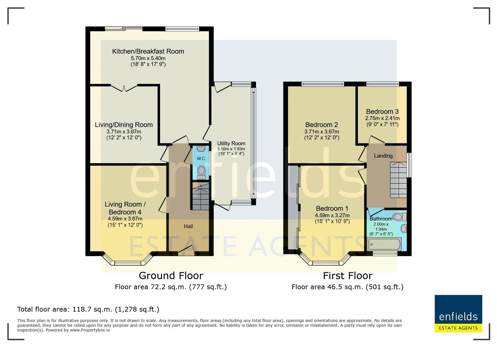 5 Enfield Road, Poole floorplan