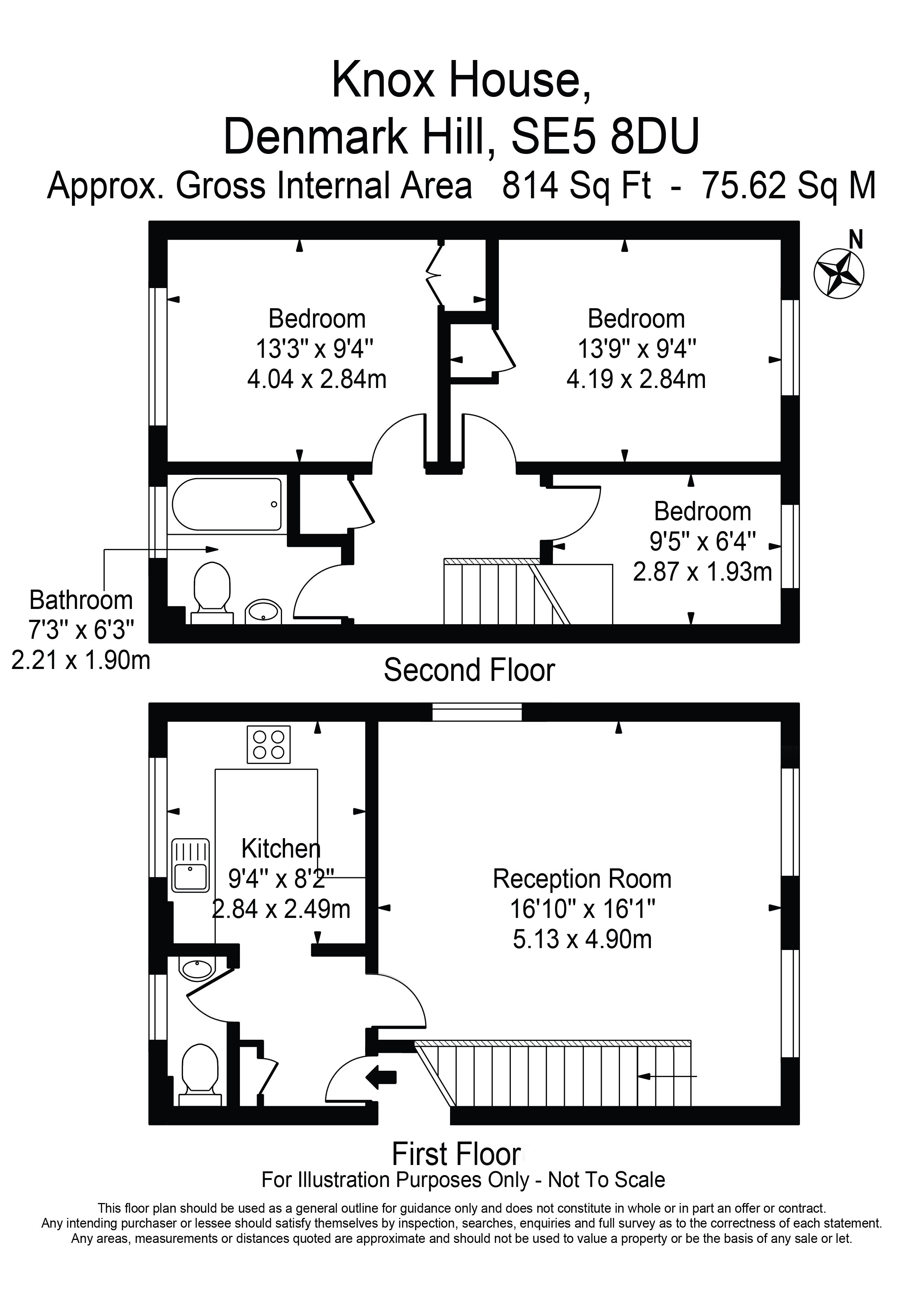 Denmark Hill, London floorplan