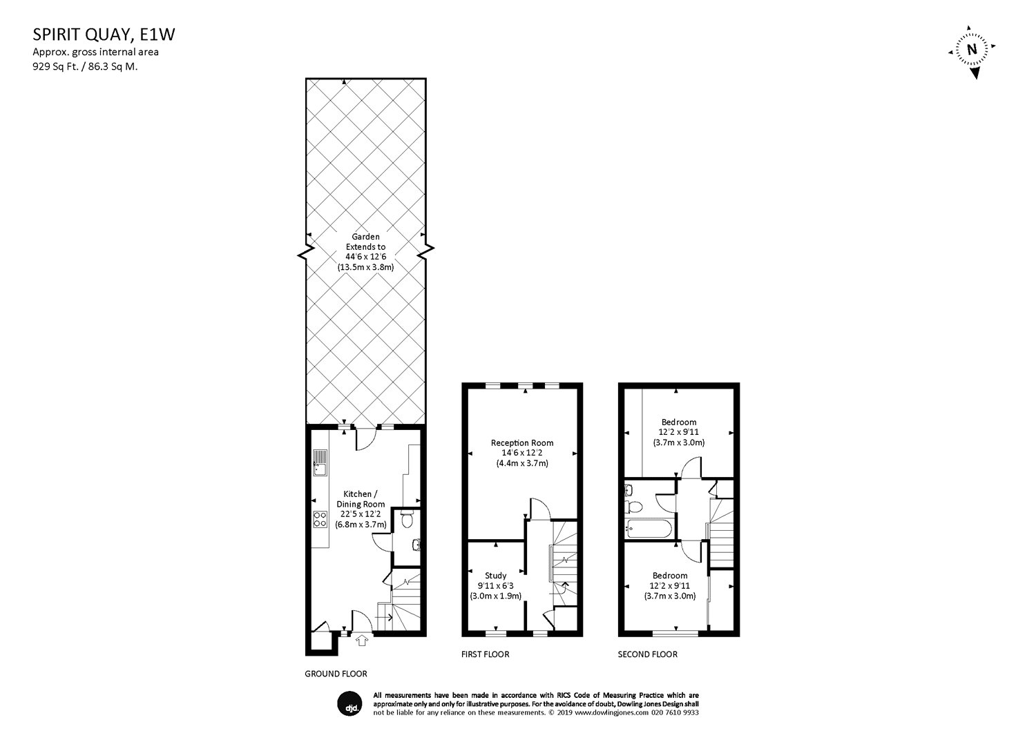 3 Bedrooms Terraced house for sale in Spirit Quay, London E1W