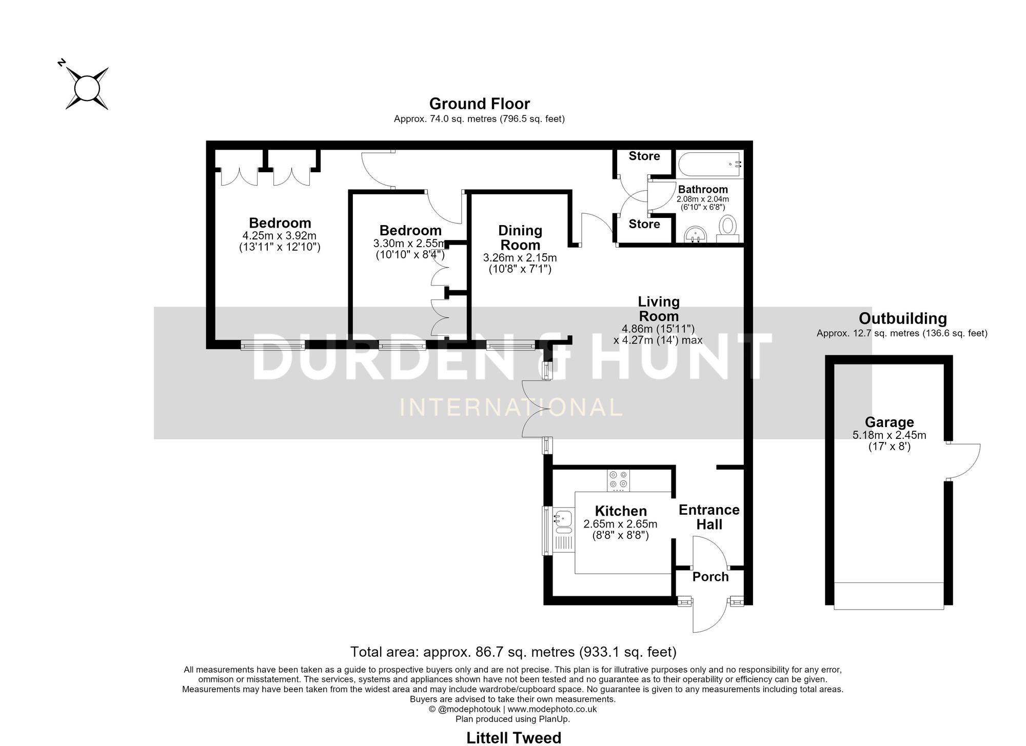 20 Littell Tweed, Chelmsford floorplan