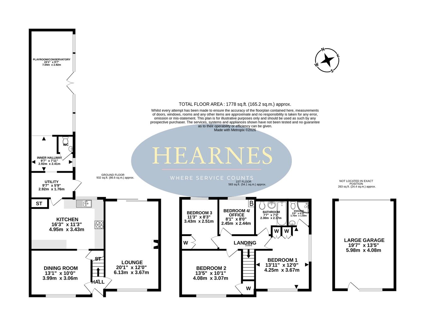 38, Ham Lane, Ferndown floorplan