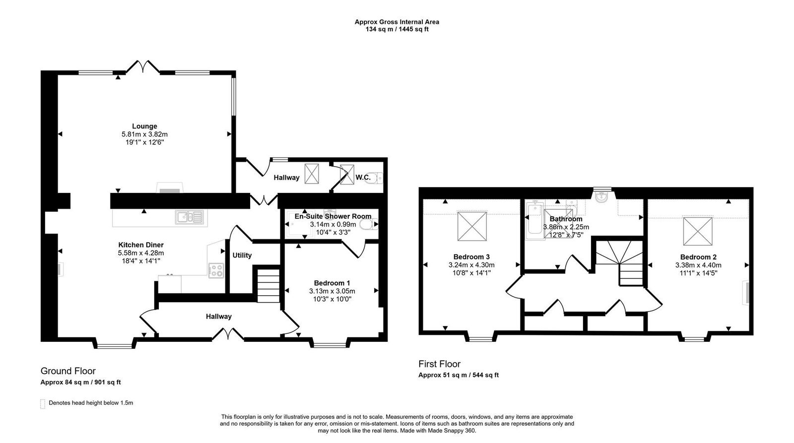 Craigmhor, Main Street, Golspie floorplan
