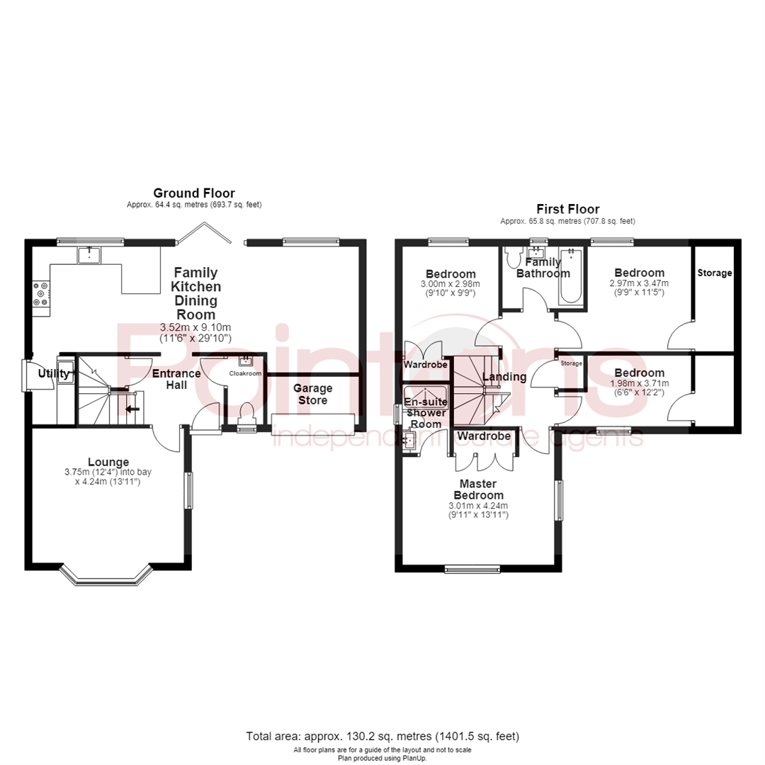 18, Coombe Drive, The Chestnuts floorplan
