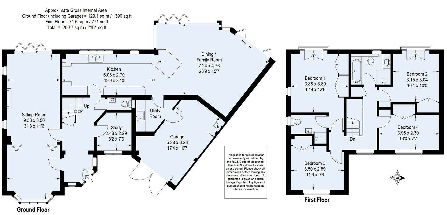 4 Bedrooms Detached house for sale in Dagden Road, Shalford, Guildford GU4