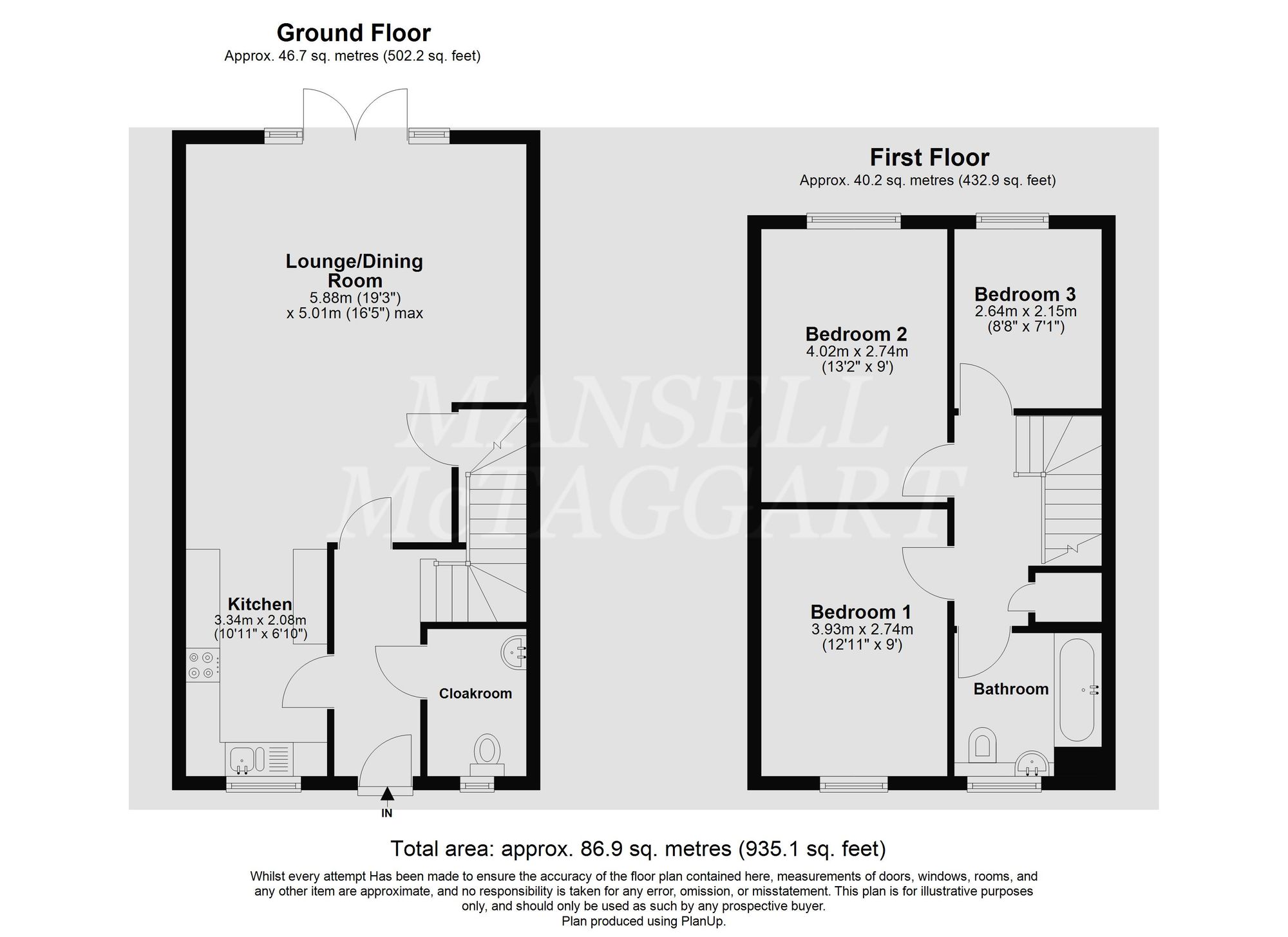 Waterfall Crescent, Crawley floorplan