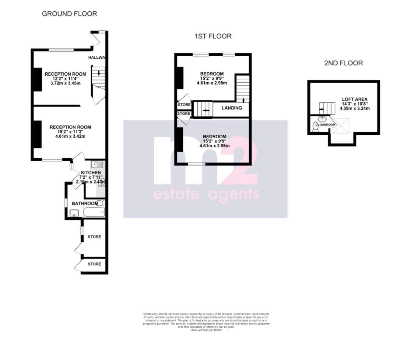 16, Queen Street, Pontypool floorplan