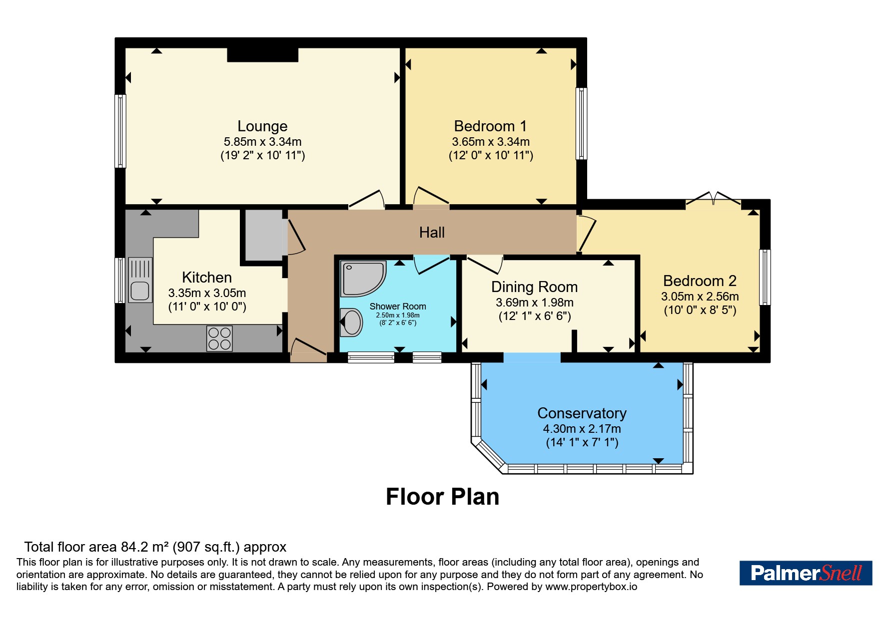 8, Yarrells Close, Dorset floorplan