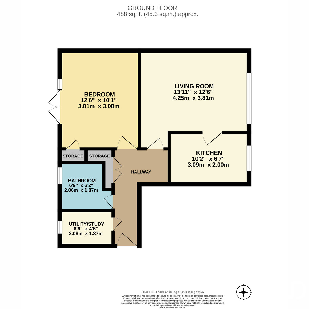 13, Whitebarns, Buntingford floorplan