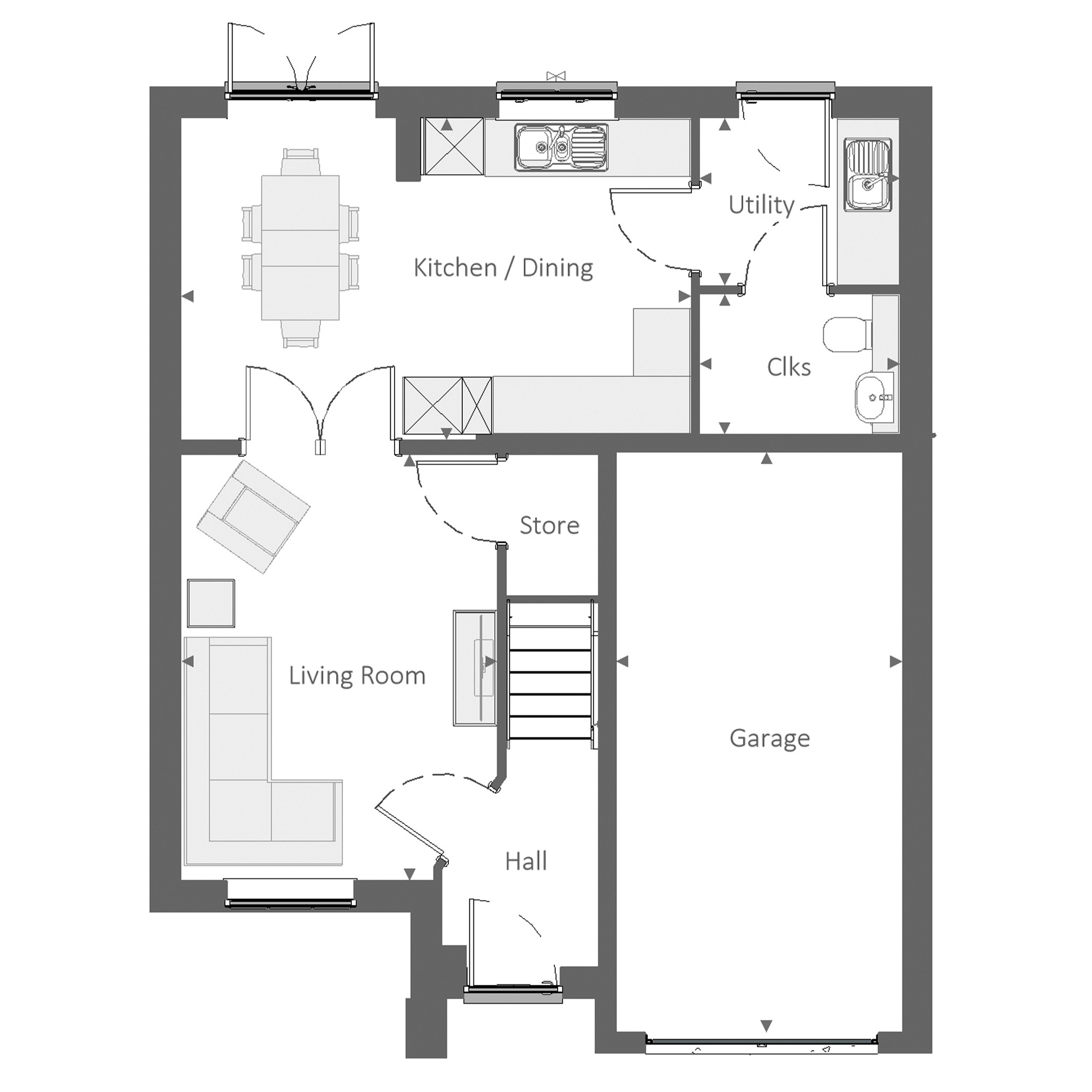Land Off Crabgate Lane, Skellow floorplan