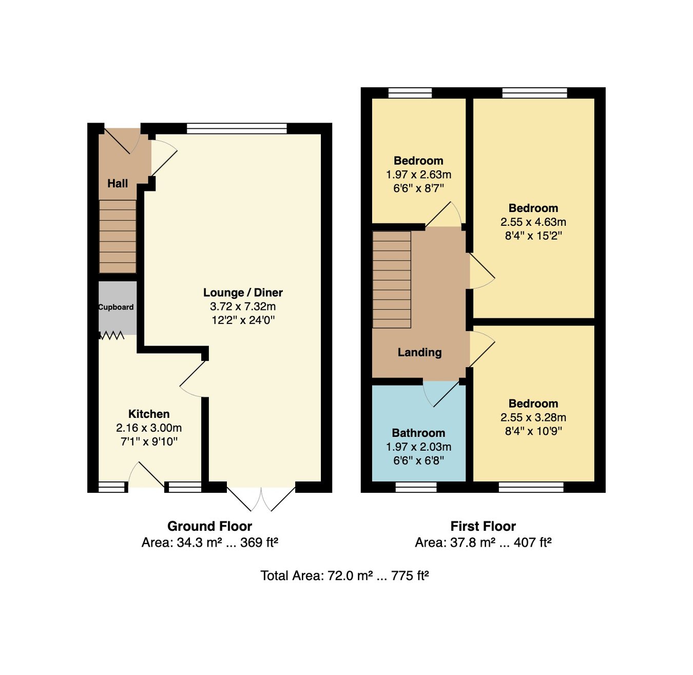 Bankfield Close, Ainsworth, Bolton, BL2 floorplan
