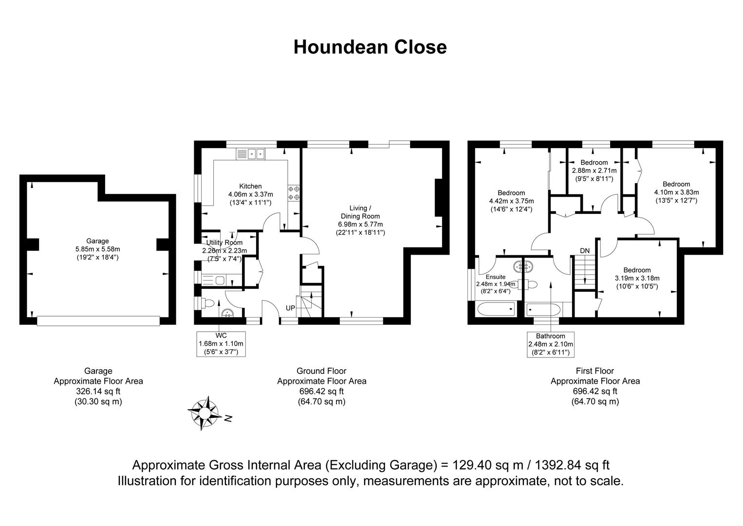9, Houndean Close, Lewes floorplan