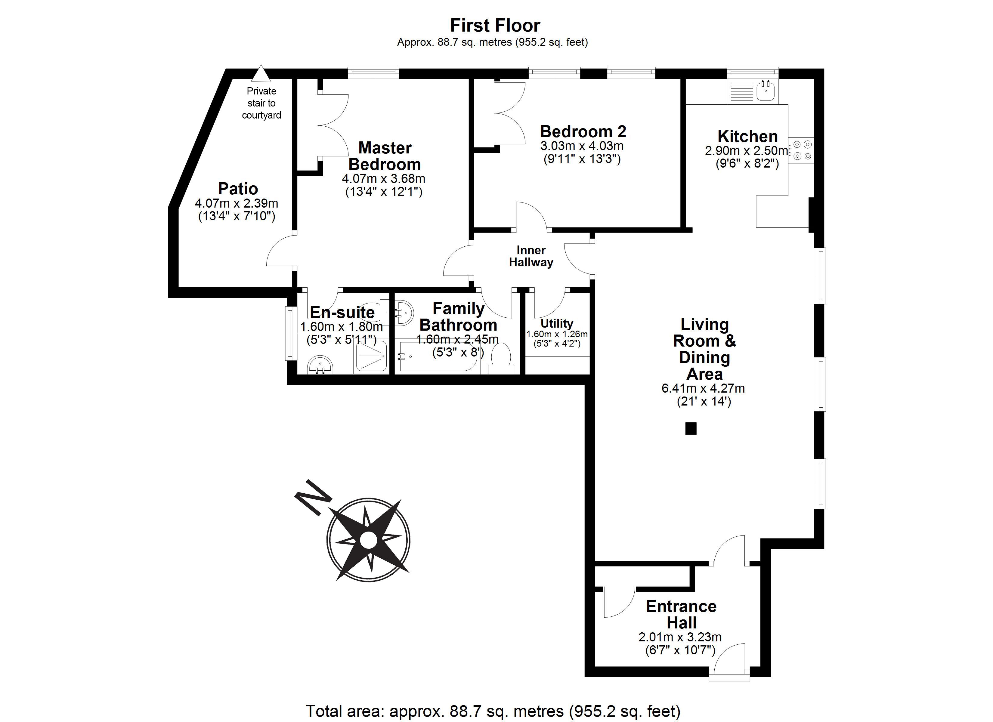 2 Bedrooms Flat for sale in Flat 6, 13 Orwell Place, Haymarket EH11