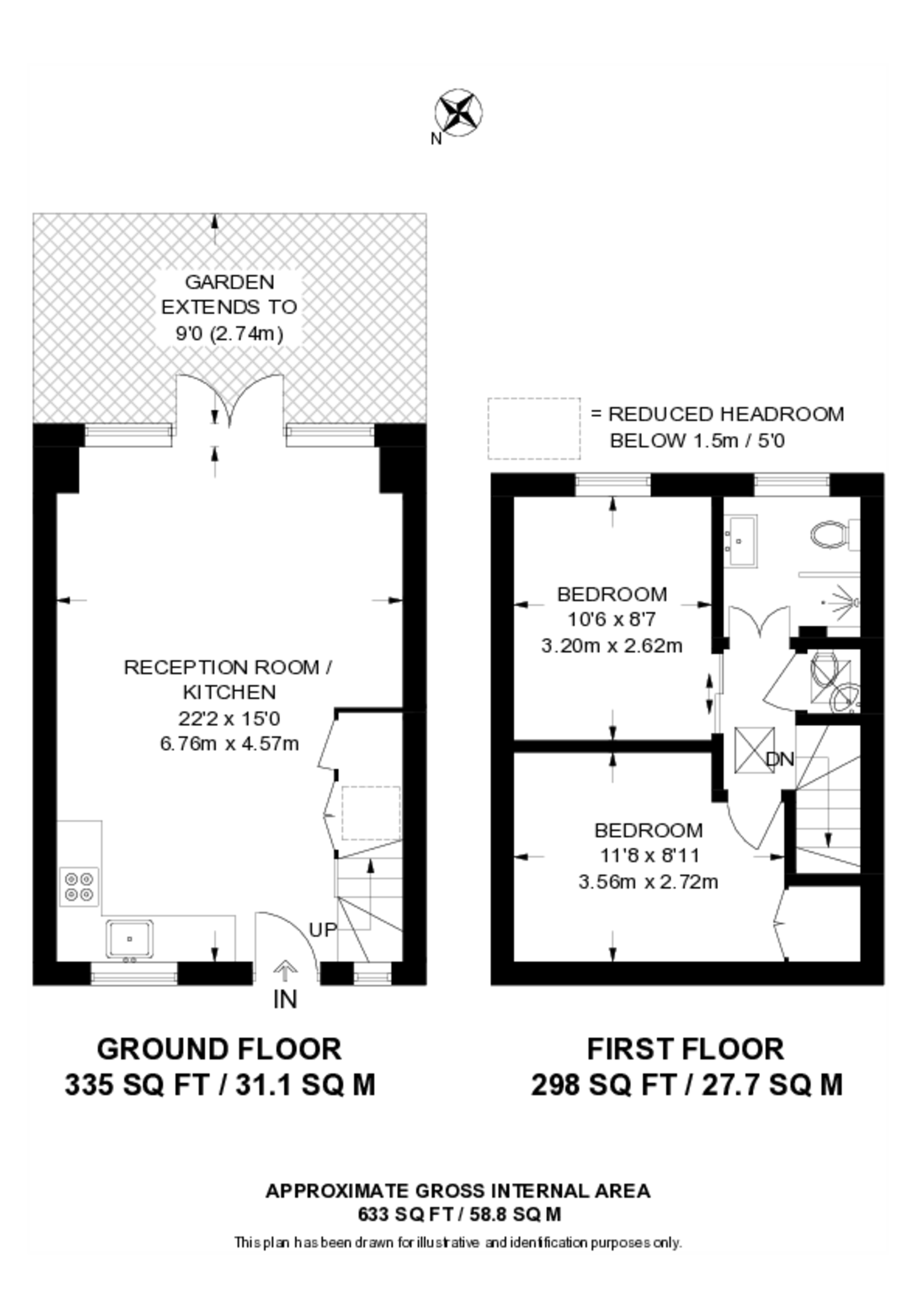 Conduit Passage, W2, Paddington floorplan