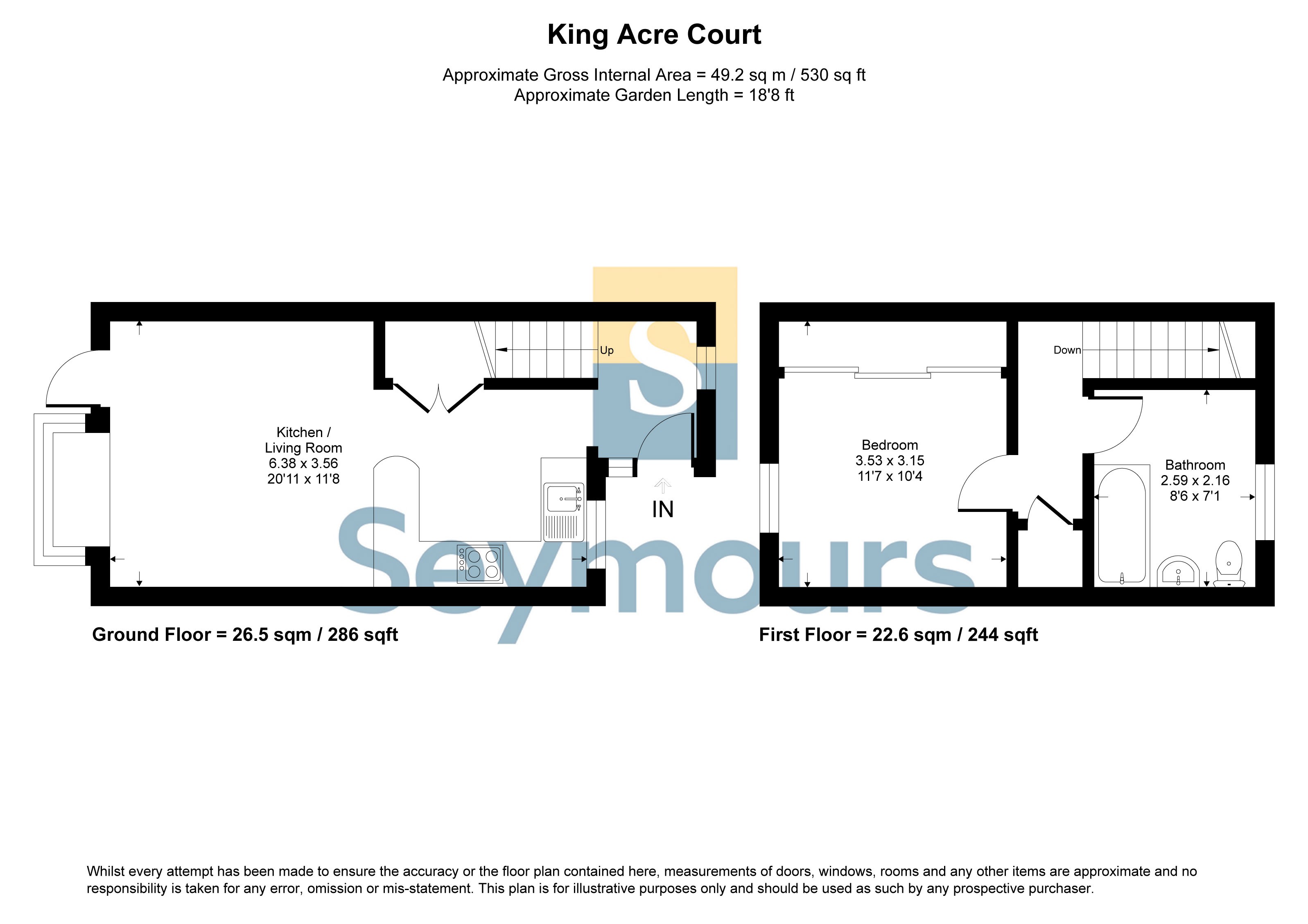 Moor Lane, Surrey floorplan