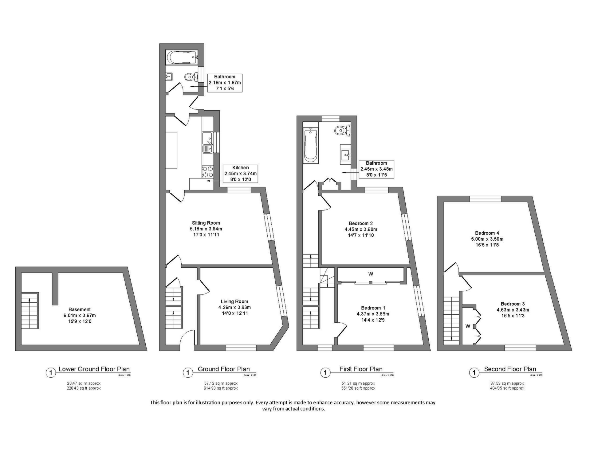 132, Coral Street, Leicester floorplan