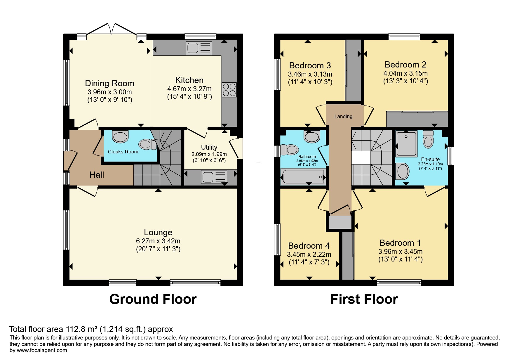 10, Cae Onnen, Wrexham floorplan