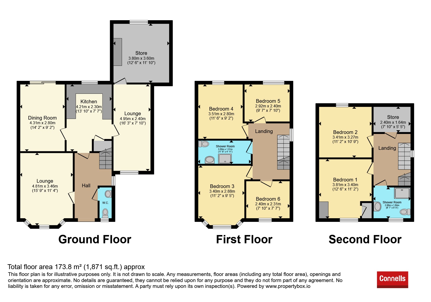 195, College Road, Birmingham floorplan