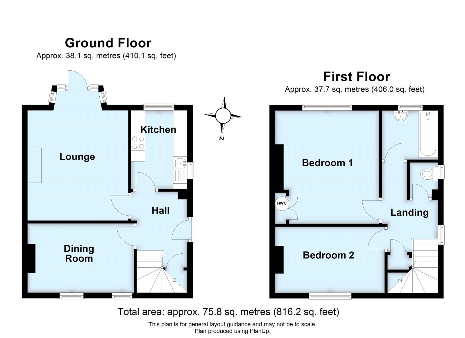 14, Milne Gardens, London floorplan
