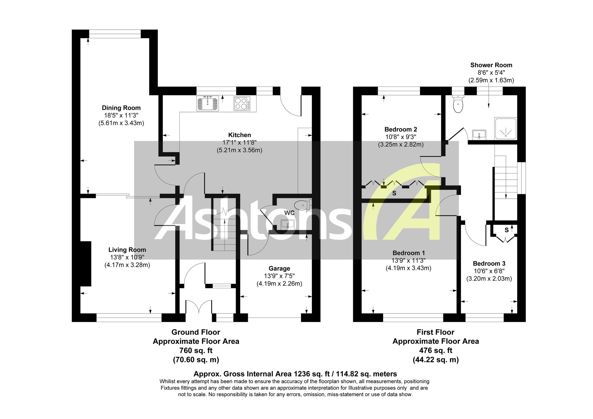 14 Lambourn Avenue, Widnes floorplan