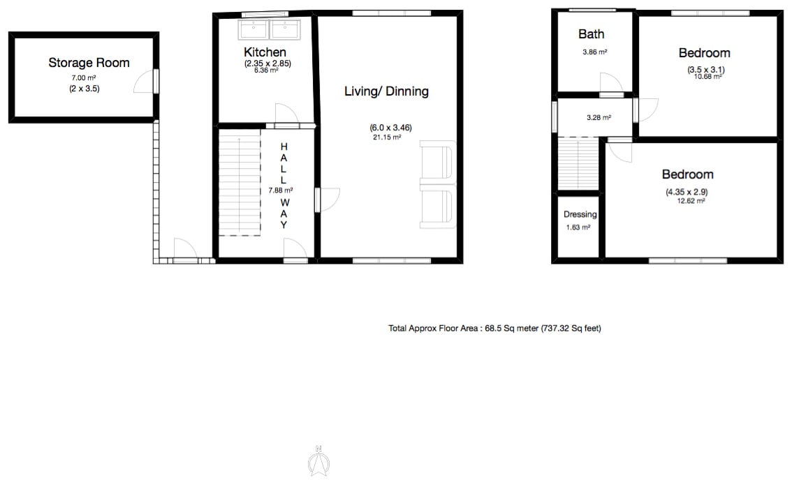 2, Ripley Close, Croydon floorplan