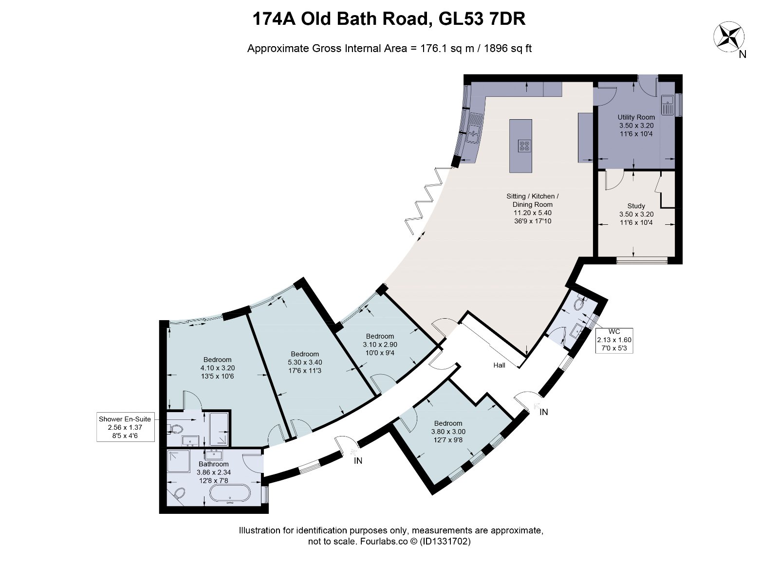 174A,, Old Bath Road, Gloucestershire floorplan