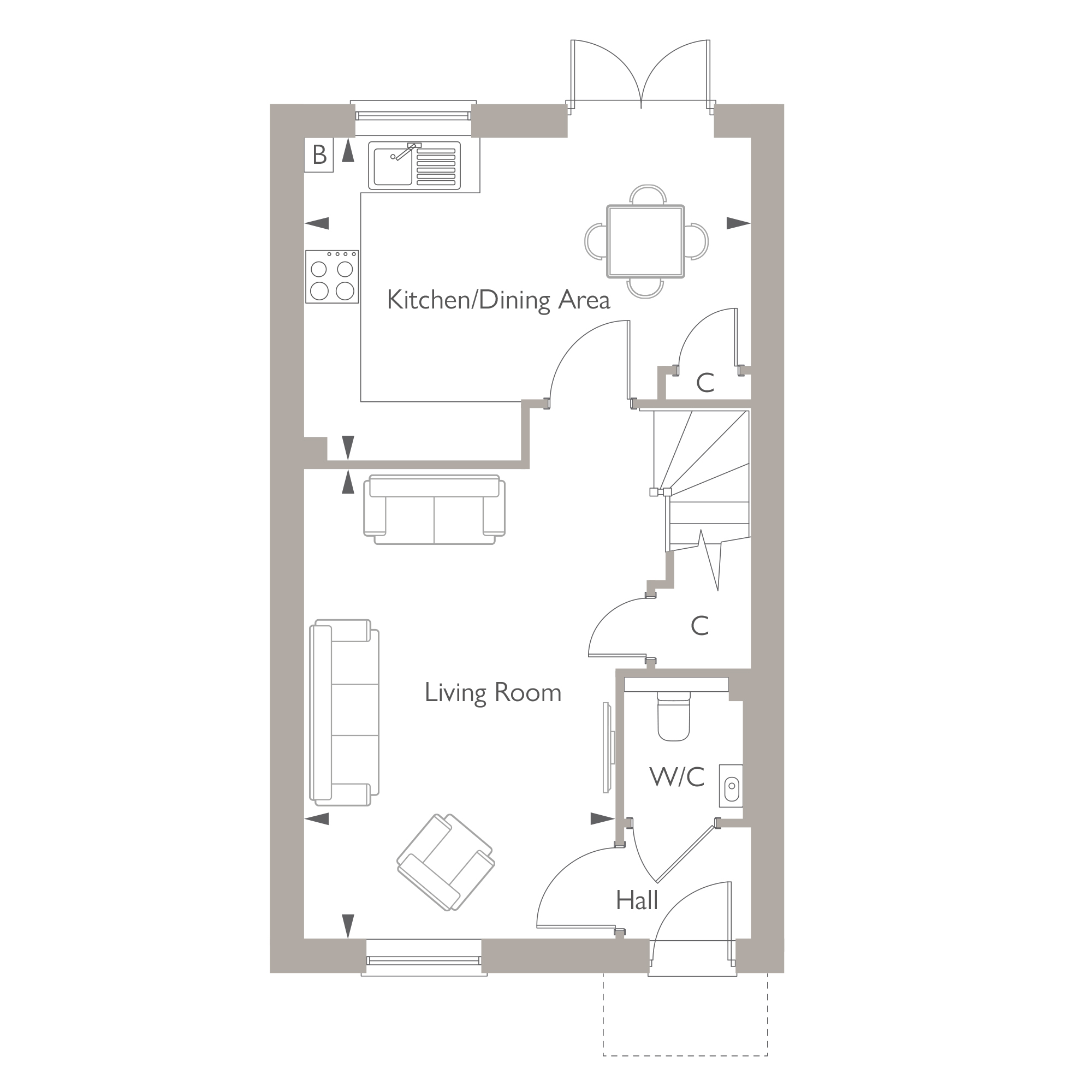Plot 63 - The Bray, Osprey Place, Wallingford floorplan