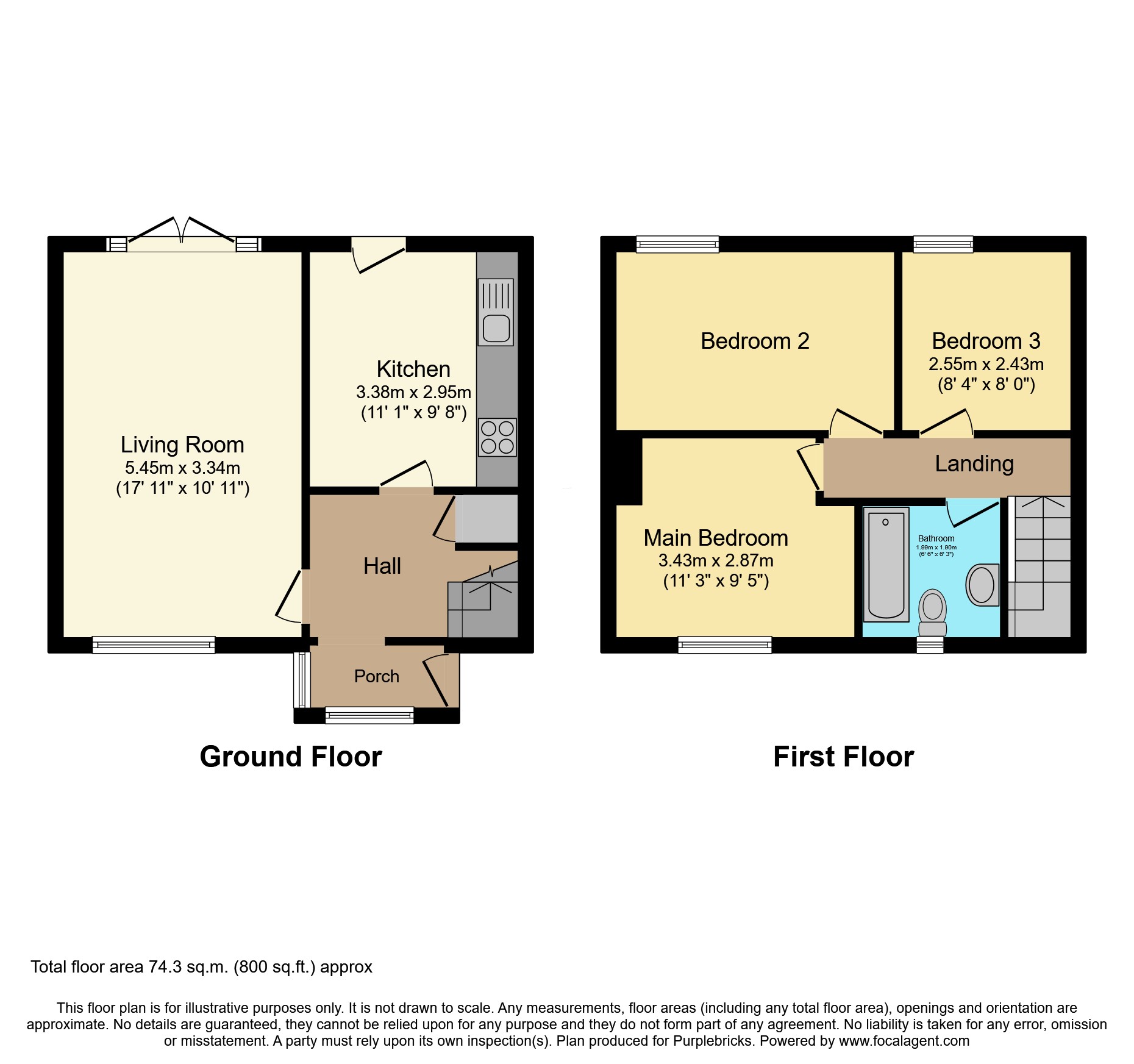 28, Norfolk Road, Manchester floorplan