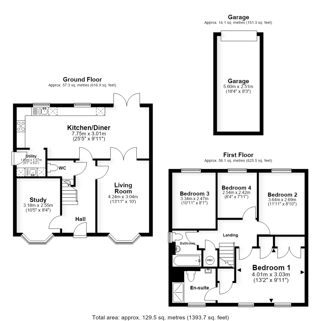 10, Maltings Row, Deanshanger floorplan