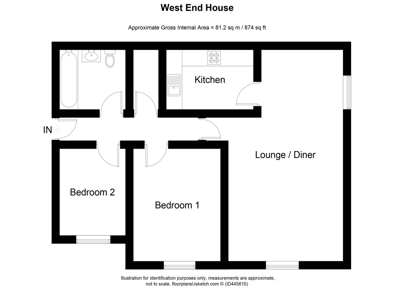 2 Bedrooms Flat to rent in West End House, Kiln Road, Newbury RG14