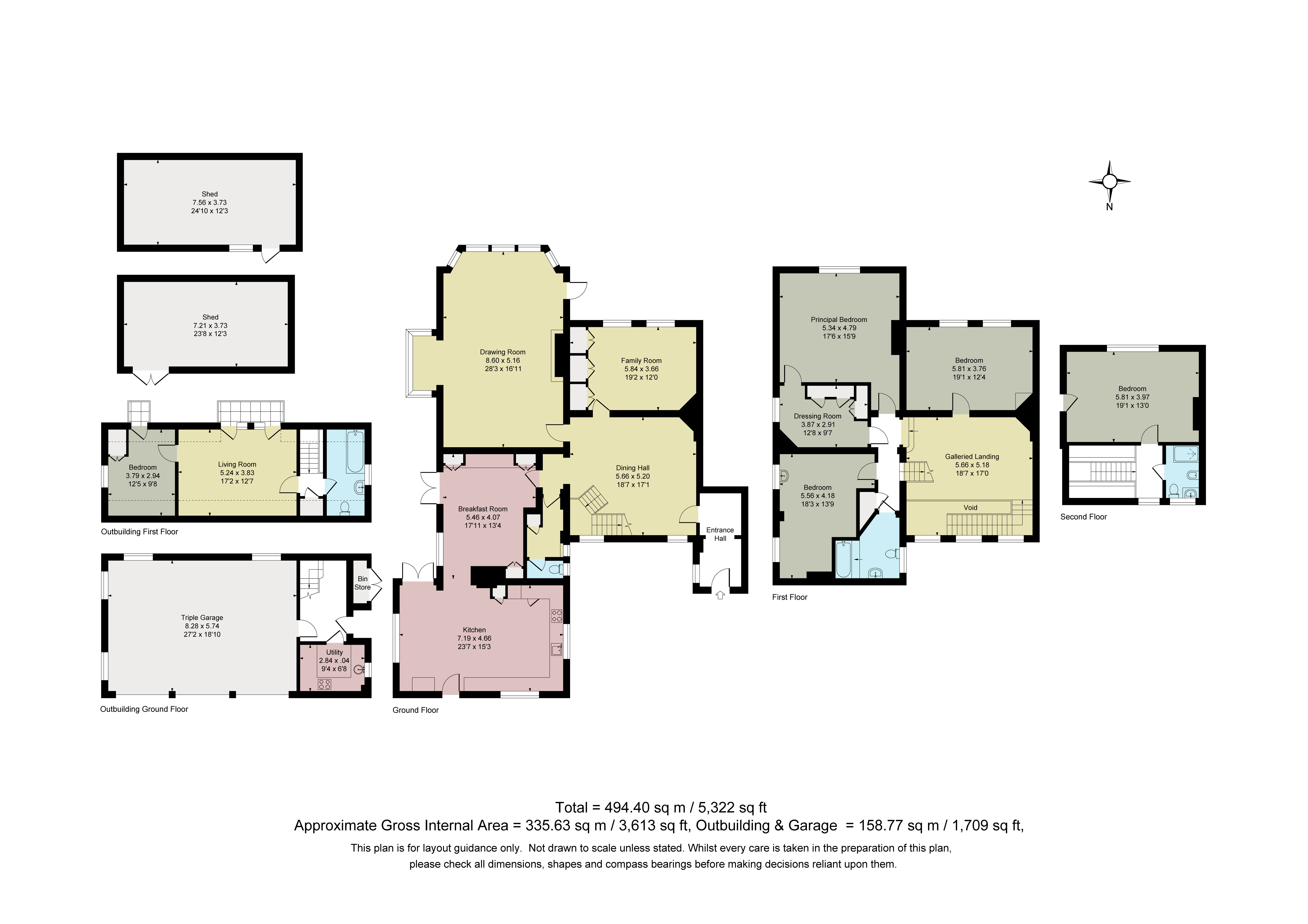 White Lea East,, Guildford Road, Horsham floorplan